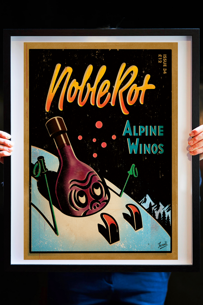 Noble Rot Limited Edition Art Print - Issue 34 - Alpine Winos