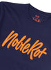 Noble Rot X Folk T-Shirt - Navy & Orange