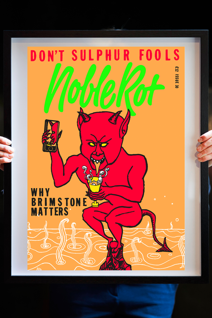 Noble Rot Limited Edition Art Print - Issue 30 - Don't Sulphur Fools
